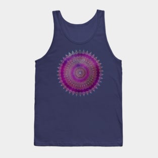 Watercolor Mandala purple Tank Top